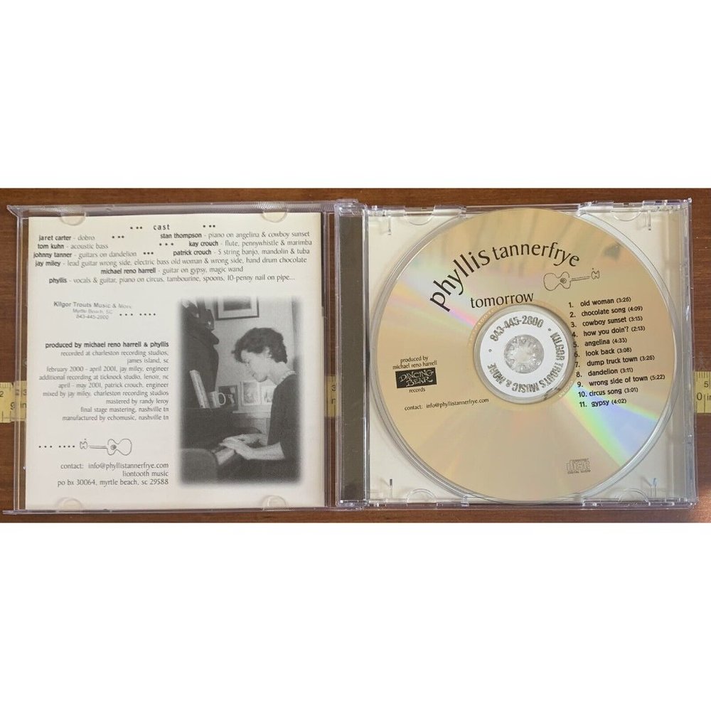 Phyllis Tannerfrye Tomorrow Music CD 2001 Old Woman Gypsy Angelina Dandelion - Picture 2 of 3